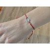 Om Bracelet Bangle Sterling Silver 925 Ohm On Yoga Red