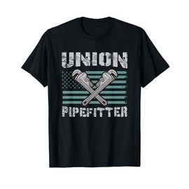 Union Pipefitter Flag for Pipefitter T-Shirt