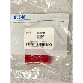 Eaton 2 NEW EATON CUTLER HAMMER E30KF10 PILOT LIGHT LENS RED, Set of 2