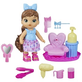 Baby Alive Sudsy Styling Doll Set With Salon Chair And Hair Accessories 12 Inch
