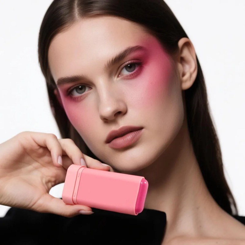 Rubor En Barra Tacto Suave Maquillaje Multiusos Intenso Pink Bubble