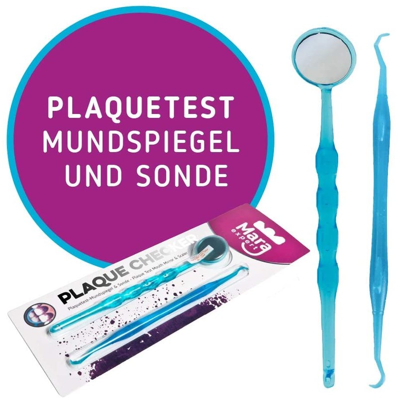Plaque Remover Set with Tooth Dyeing Tablets, Colouring Toothpaste, Dental