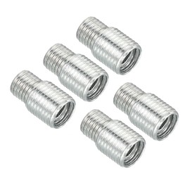 PATIKIL M10 to M8 Reducing Screw, 5 Pack 15mm Long External Thread Adapter Reducer Convert Joint Hardware Double Male Thread Bolts