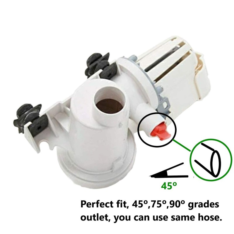 ReplacementPartsUSA WPW10241025 - Front load Washer Pump Fits W10241025 WPW10241025,