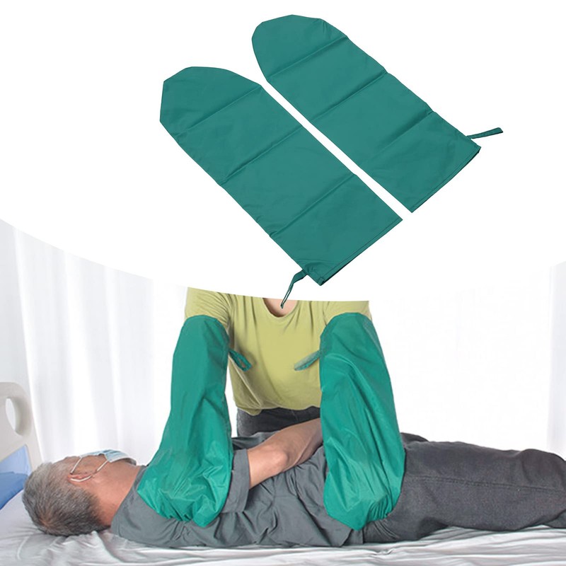 1 Pair Patient Transfer Gloves Slide Sheet Assist Moving Elderly