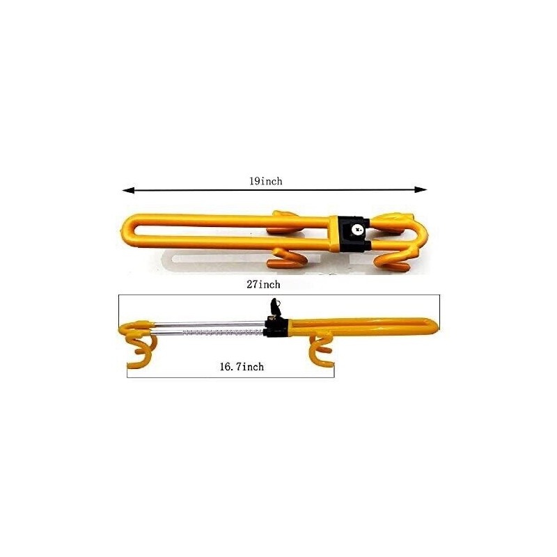 RJM RACING ⭐️⭐️⭐️⭐️⭐️ Twin Hooks Steering Wheel Lock AUTO Anti-Theft