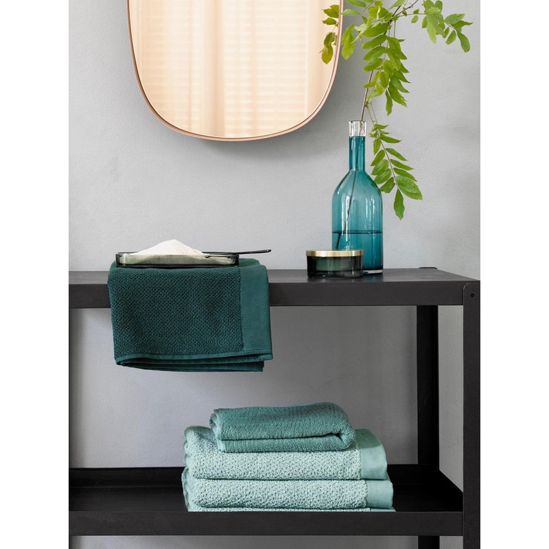 ESSENZA Connect Organic Lines 401065-202-010 Towel Plain Terry Cloth Green
