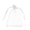 Volanic Sheer Organza Drawstring Bags 100PCS 4x6 Inch White Gift