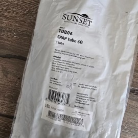 Sunset CPAP Hose Smoothbore Tubing 6 Foot - TUB06 New In Original Package Tube