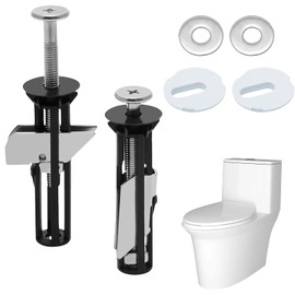 Wc Sitz Befestigung,Toilettensitz Befestigung,Toilettendeckel Schrauben,Universal Toilettensitz Schraubensatz,Toilettensitz Dübel Set Für Die Meisten Toilettendeckel 14-20 Mm Löchern(2 Stück)