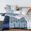 Janine Maco Satin Cushion Cover 80 x 80 cm Blue