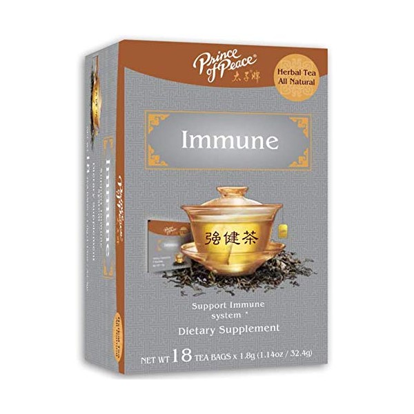 Prince of Peace Immune Tea, 18 Tea Bags – Herbal Tea Bags – Prince of Peace Tea – Immune Support Tea – Tea for Cold & Flu Season – Traditional Medicinal Tea