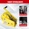 2600LBS Heavy-Duty Manual Winch, Hand Crank Puller, Direct ShippingLoad Capacity: