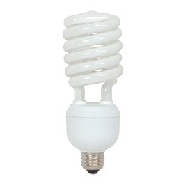 Satco S7334 40 Watt (150 Watt) 2600 Lumens Hi-Pro Spiral CFL Soft White 2700K Medium Base 120 Volt Light Bulb, Energy Star