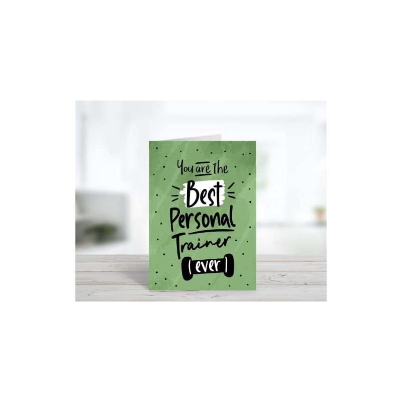 Sole Inspired Personal Trainer Thank you Card | Fitness Card