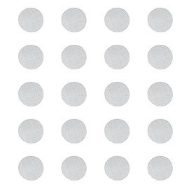 YTgilo 20PCS 304 Stainless Steel Filter Wire Mesh Diameter 19mm Silver Pipe Filter Wire Mesh Round Pipe Filter Wire Mesh