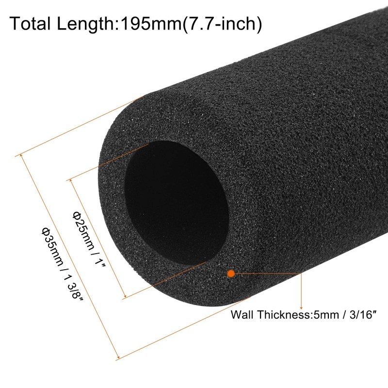 sourcing map Foam Grip Hose Handle Non-Slip Fitness Equipment Tool