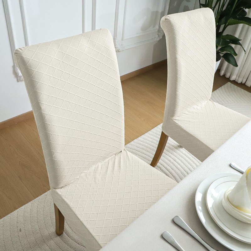 FORCHEER Waterproof Chair Covers for Dining Room Set of 6