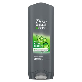 Dove, Dove Men+Care Shower Gel for Men, 3-in-1, Moisturising for Body, Face and Hair, with MicroMoisture Technology, Moisturises 24 Hours, 250 ml