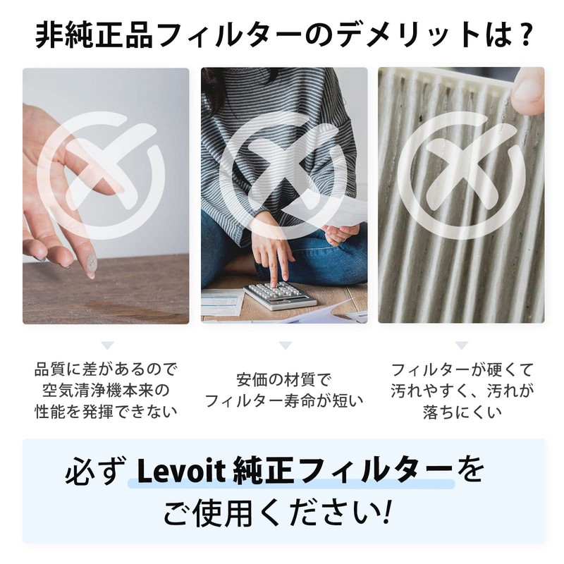 Levoit Air Purifier Vital100S Replacement Filter, Electrostatic HEPA Filter, Enhanced
