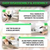 DZ Duozhan Kitchen Scissors with Cutting Board, Stainless Steel, Easy