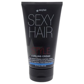 SexyHair Style Curling Crème Crema Hidratante para Rizos | Control Ligero | Mantiene la Hidratación | Combate el Frizz | 150ml