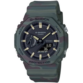 Casio G-SHOCK GA-2100 Series Men's Carbon Core Guard Digital Analog Combination Model, Limited Model / Box Set with Replacement Parts