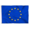 Aricona European flag 90 x 150 cm with brass eyelets,