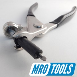 50 5/32 Cleco Sheet Metal Fasteners + Cleco Pliers w/RED Mesh Carry Bag (RB-K1S50-5/32)