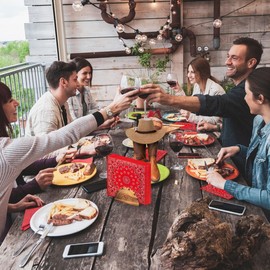 RVXHUA 100PCS Red Bandana Cocktail Napkins, 3-Ply Disposable Paisley Print Beverage Napkins, Western Cowboy Theme Party Supplies for Birthday, Wedding, Picnic, Baby Shower (6.5'' x 6.5'')