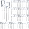 180 Pcs LED 3mm 3V 0.06W String Lights Replacement Bulbs