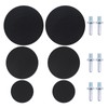 Yuhtech 6 pieces 3 inch/75 mm 4 inch/100 mm 5