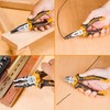 INGCO 3PCS Pliers Set Hand Tools Set, 8" Combination Pliers