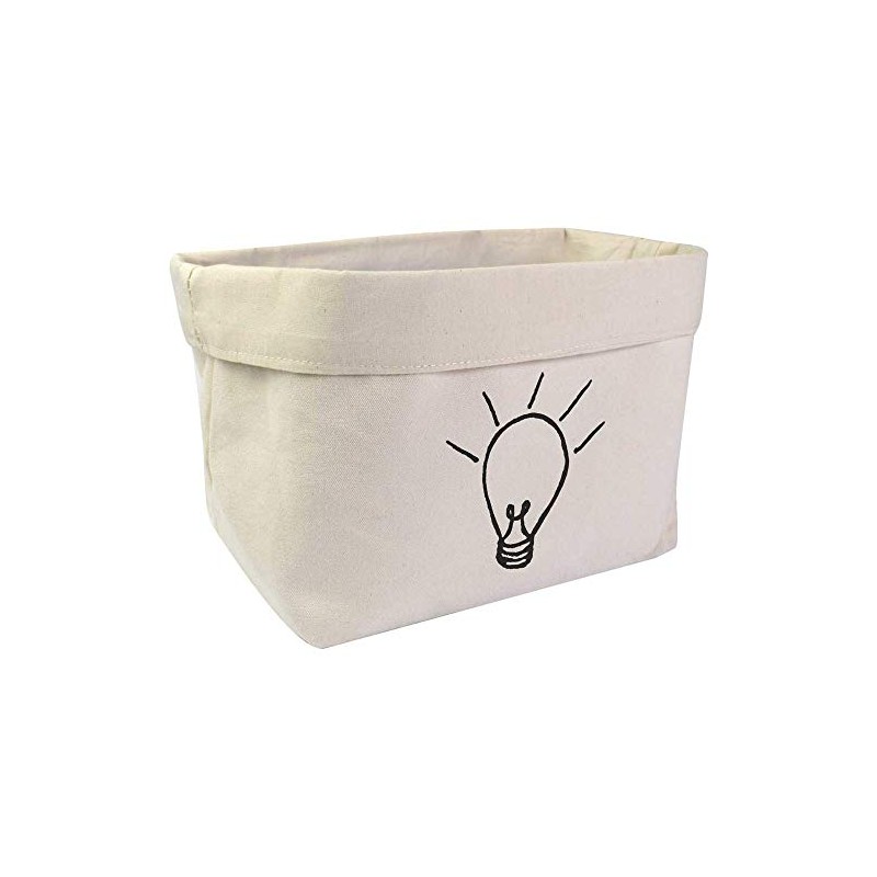 Large 'Lit Lightbulb' Canvas Organiser/Storage Bag (OR00008080)