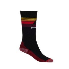 Burton Kids' Emblem Midweight Socks, True Black, ML