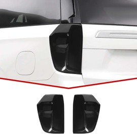 JeCar Brake Light Covers Smoked Taillight Rear Lamp Trim Guards Exterior Accessories Compatible with Chevy Suburban 2020-2024