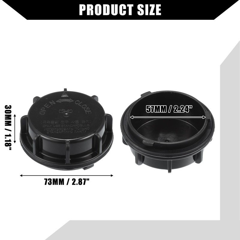 A ABSOPRO : Kia Optima/Front/Headlight Bulb Dust Cap CCTV01 #921403K000