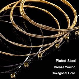 Danchet A105 Acoustic Guitar Strings,Bronze,Normal (1 Set)