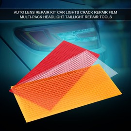 Car Lens Repair Kit, Fydun Lights Repair Film Car Lights Crack Repair Film 3 Colors Car Rear Light Repair kit Headlight Taillight Repair Tools Easy Cut and Paste Application