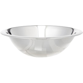 1-Quart Wide Rimmed Stainless Steel Mixing Bowl