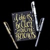 Uni Ball Assorted Colour Pack Signo Pen Broad Metallic Gel