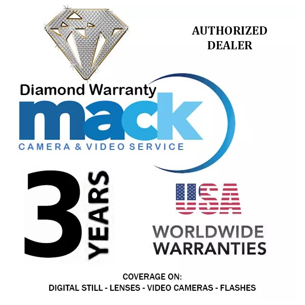 MACK 3YR Diamond Warranty for Digital Still, Video, Lens, Flash