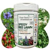 Flawn Seed Kits Speedy Bee Lawn, Easy Spread Shaker, Low