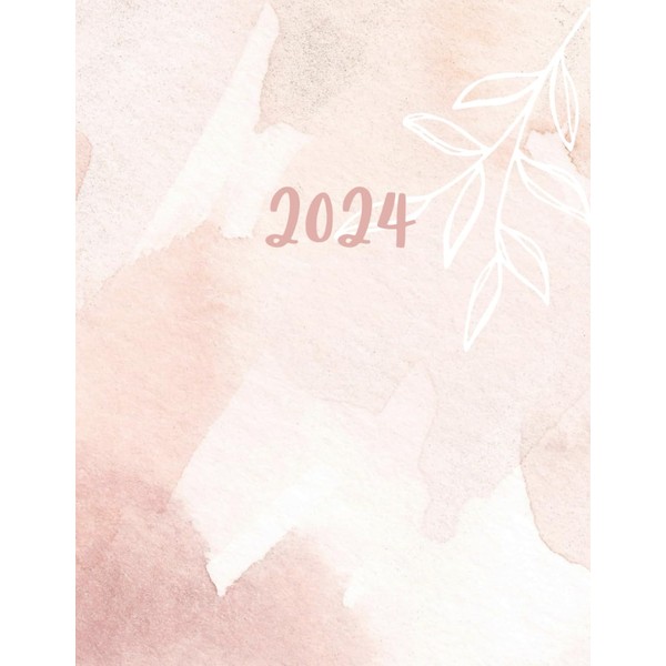 2024 Journal with Monthly Calendars, Weekly Schedules, Budget and Expense