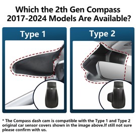 Mangoal 4K Dash Cam Custom Fit for Jeep Compass 2017 2018 2019 2020 2021 2021 2022 2023 2024,Altitude Latitude Limited Trailhawk, OEM Look, UHD 2160P Video, WiFi & App, 128GB Card