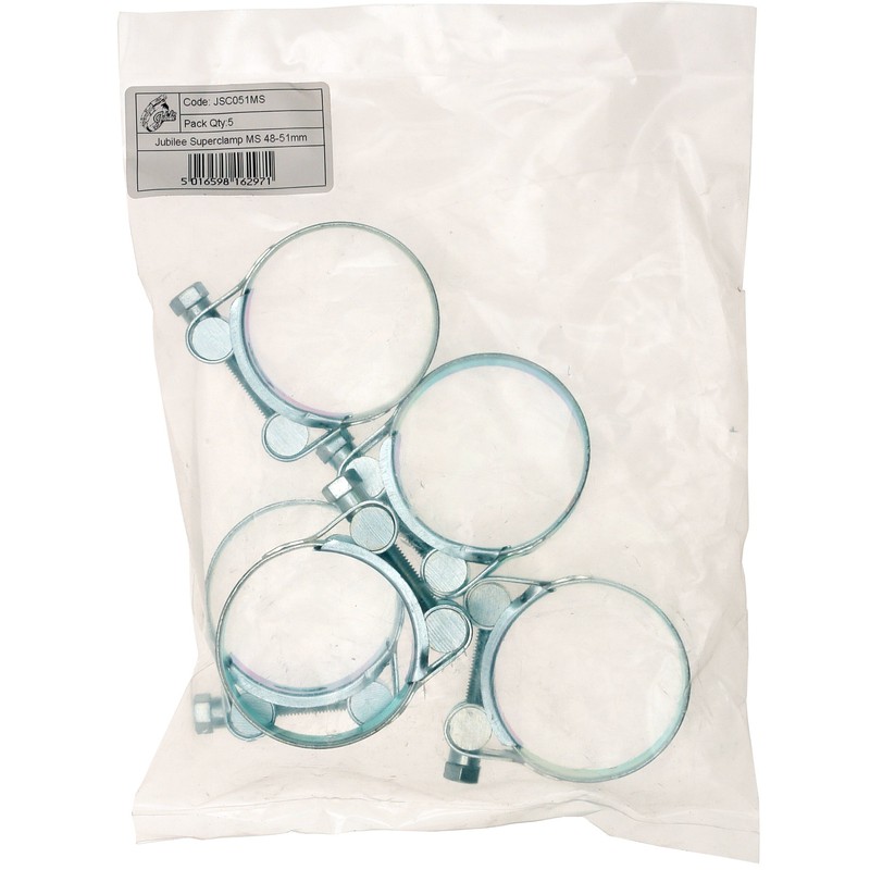 Jubilee JSC051MSP Super Clamp M/S 48-51mm (Pack of 5)