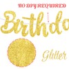 Crab Birthday Banners Glitter Gold Crab Party Decorations 3Pcs Crab