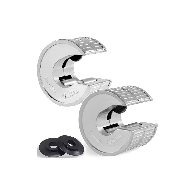 CANOPUS Professional Plumbing Auto Cut Tube Cutter Set Twin Pack