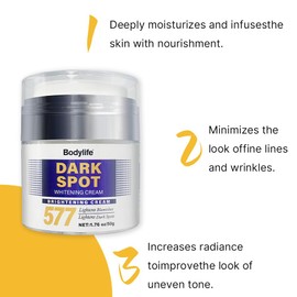Bodylife Whitening Face Cream Anti-Aging Moisturizer with Niacinamide,Arbutin for Light Spot, Whitening,Fade Acne Print,1.76 OZ