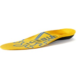 Icebug Unisex's Slim Low Cushion Support Insole Flex Technology, Yellow Medium Arch, M 4/W 5.5-6